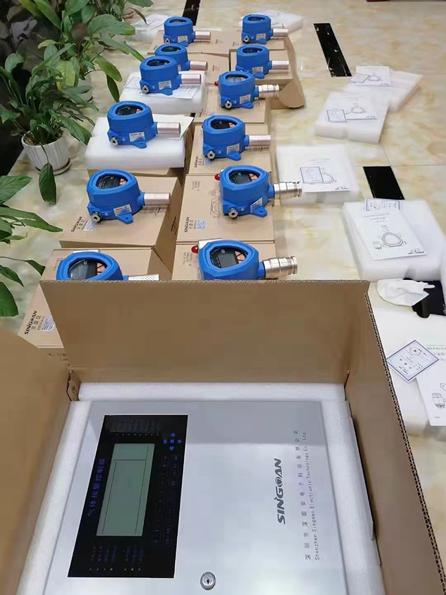 深國安氫氣檢測(cè)儀出貨實(shí)拍
